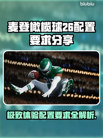 麦登橄榄球26配置要求🔥你的电脑能带起这款大作吗？🎮截图1