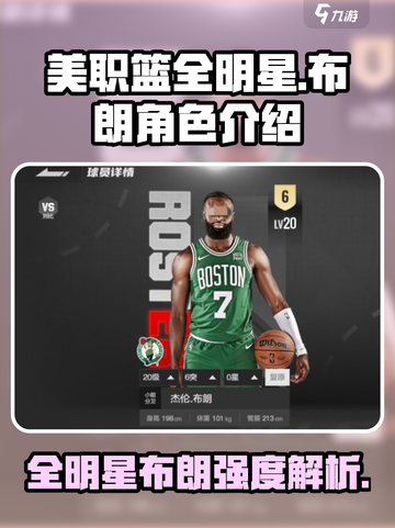 美职篮全明星布朗强度如何介绍截图1