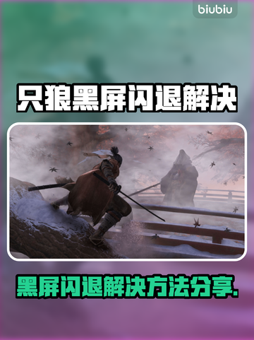 🎮只狼黑屏闪退？一招秒解决！截图1