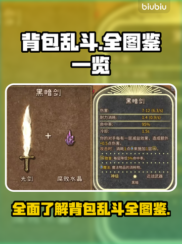背包乱斗🔥全图鉴曝光！游戏党必看💎截图1