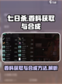 七日世界香料获取大全介绍
