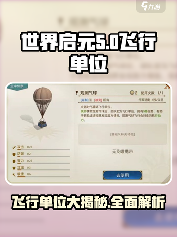 世界启元🔥飞行单位大揭秘！🚀助你制霸天空！截图1