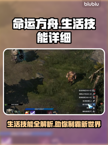 命运方舟生活技能全揭秘！🔥新手必看⚡截图1
