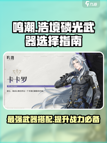 鸣潮🔥浩境磷光竟是谁的神兵？Suit谁用？截图1