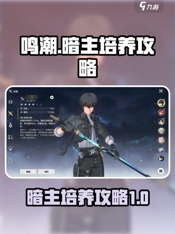 鸣潮暗主培养攻略🌟玩转鸣潮必备！🎮截图1