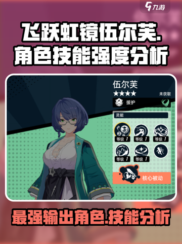 飞跃虹镜伍尔芙🔥角色技能强度分析来啦！截图1