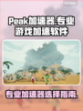 🎮Peak加速器选对了吗？告别卡顿神器！