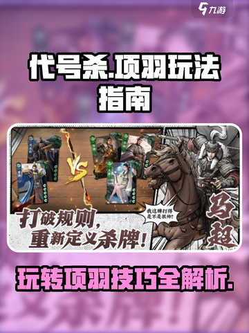 代号杀🔥项羽玩法指南，轻松上分必备！截图1