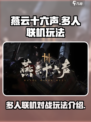 燕云十六声可以多人对战吗介绍
