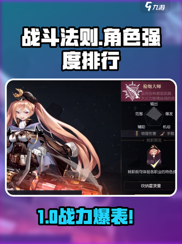 《战斗法则》职业强度排行🔥谁才是真王者？👑截图1