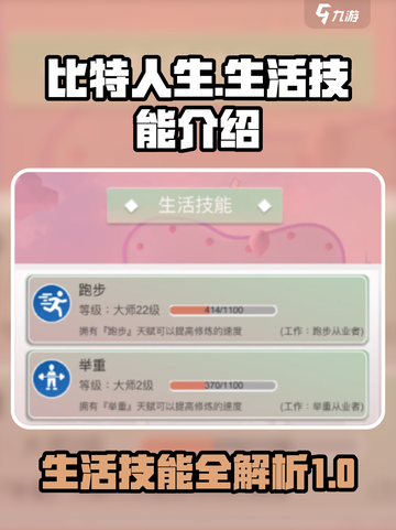 比特人生生活技能有哪些介绍截图1