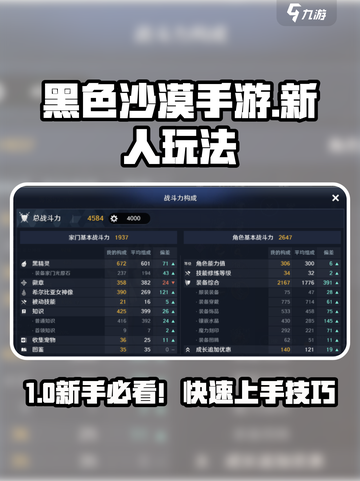 新人玩家速看🔥《黑色沙漠手游》保姆级攻略来啦！💎截图1