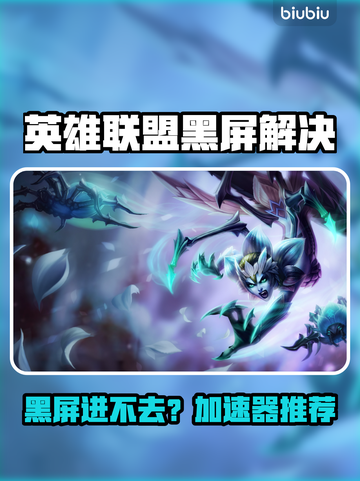 🎮英雄联盟黑屏进不去？加速器推荐来救场！截图1