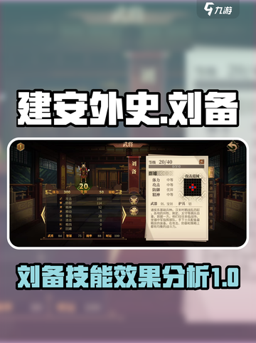 建安外史刘备技能🔥超强效果分析来啦！截图1