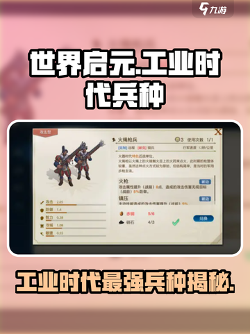 世界启元工业时代兵种大起底💥🔥截图1