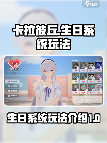 卡拉彼丘生日系统介绍介绍截图1