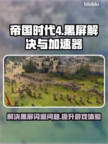帝国时代4黑屏闪退？❌加速器搞定！🚀截图1