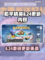 🎮和平精英6.24大更新！新玩法曝光💥