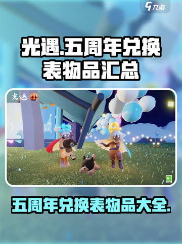 光遇五周年兑换图攻略介绍截图1