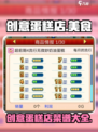 创意蛋糕店菜谱分享介绍