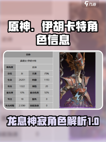 龙息神寂伊胡卡特怎么样介绍截图1
