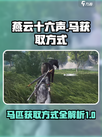 燕云十六声马怎么获得介绍截图1