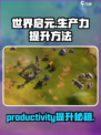 世界启元生产力提升方法介绍介绍