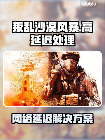 🎮《叛乱沙漠风暴》延迟高？速看解决方法！截图1