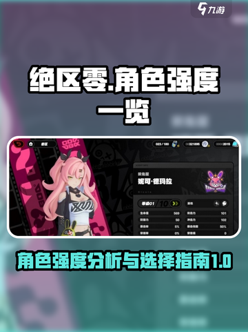 绝区零🔥角色强度大揭秘！新手必看⚡截图1
