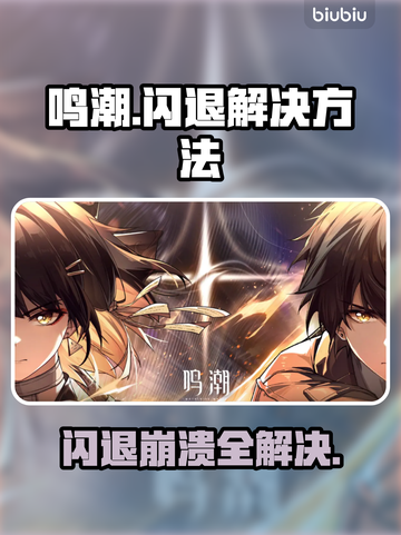 鸣潮游戏玩家必看！❌闪退崩溃解决秘籍📱截图1