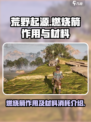 荒野起源燃烧箭作用有哪些介绍