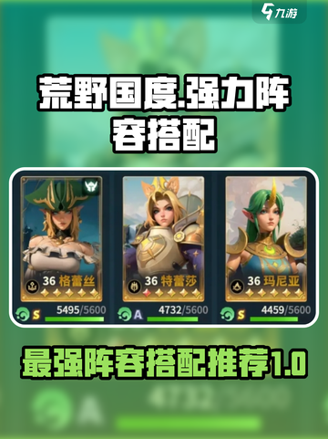 荒野国度T0阵容有哪些介绍截图1