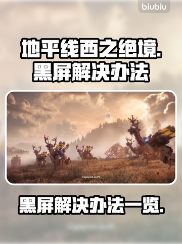 地平线西之绝境🔥黑屏解决办法大全🎮截图1