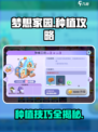 梦想家园种植玩法大揭秘！💥游戏高手必看💡