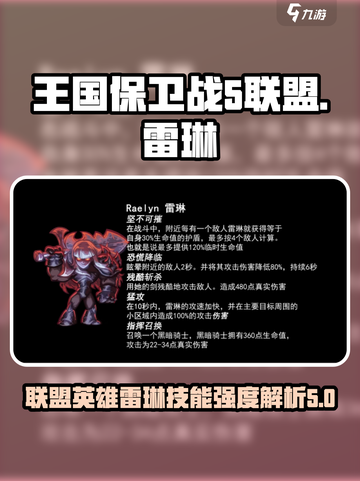 王国保卫战5联盟雷琳怎么样介绍截图1