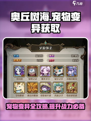 奥丘树海之下宠物变异大揭秘💥🔥游戏党必看！截图1