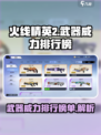 火线精英2武器排行介绍