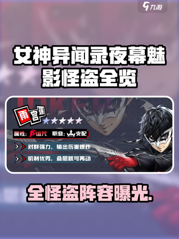 《女神异闻录夜幕魅影全怪盗曝光！🎮》截图1