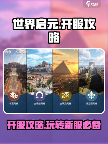 世界启元💥开服必看！新手快速上手攻略🎉截图1