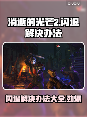 《消逝的光芒2》闪退解决办法⚡玩游戏不再卡顿！🎉截图1