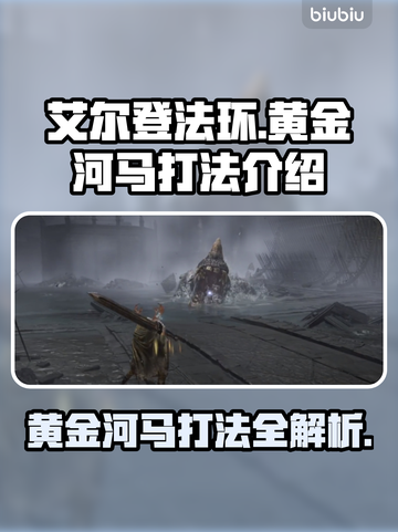 艾尔登法环🔥黄金河马打法揭秘，轻松通关秘籍！🎮截图1