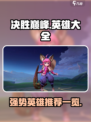 决胜巅峰英雄大全一览介绍