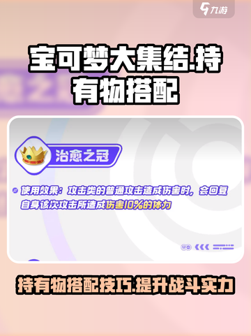 宝可梦大集结持有物搭配介绍截图1