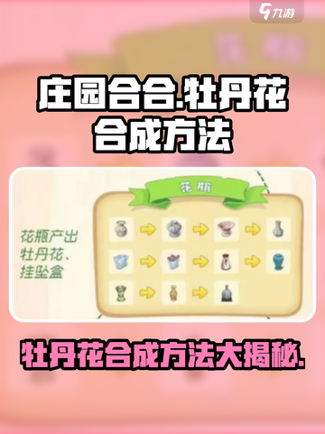 庄园合合牡丹花怎么合介绍截图1
