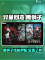 异象回声黑狮子怎么样介绍