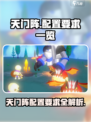 天门阵配置要求有哪些介绍