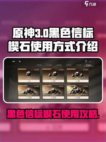 黑色信标楔石🔥《原神》必知使用技巧⚡截图1