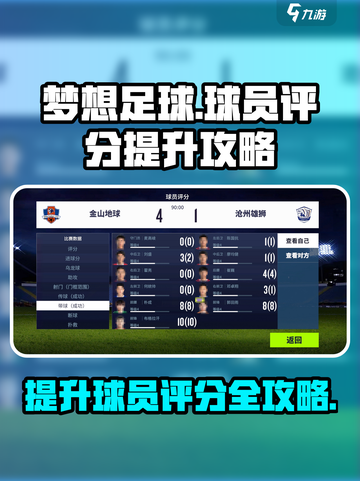 梦想足球球员评分怎么提升介绍截图1
