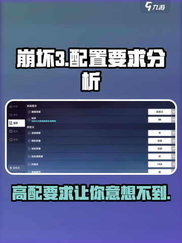 崩坏3第二部配置要求分析💥你的电脑能带崩坏3吗？🎮截图1