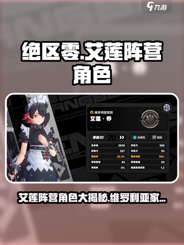 绝区零艾莲阵营都有谁介绍截图1